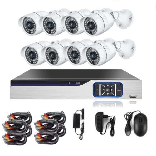 CCTV & CCTV Kits 8CH CCTV Kit Full HD AHD 8 Security Camera System was sold for R1,949.00 on